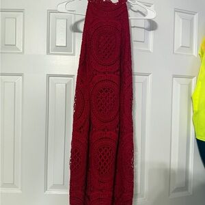 Charlotte Russe Red Lace Dress